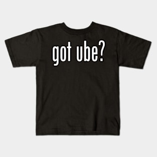 Got Ube? Filipino Food Humor Design by AiReal Apparel Kids T-Shirt